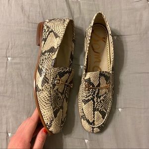 Sam Edelman snake effect loafers